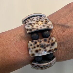 Leopard Print Stretch Bracelet